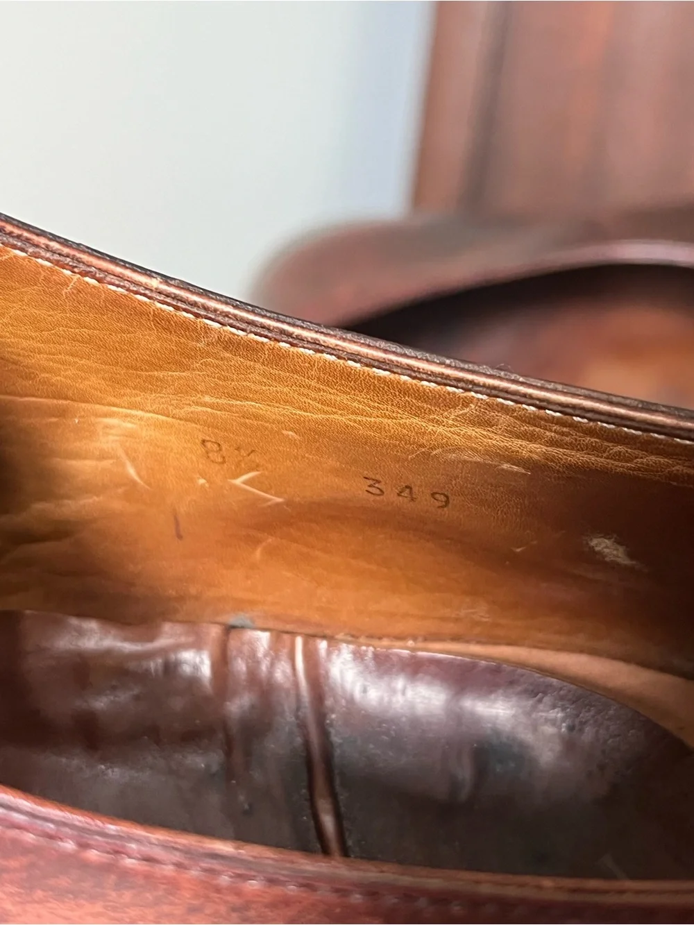 Berluti Paris Venezia Leather Wholecut Derby Shoes Brown Patina Italy